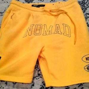 Men yellow shorts